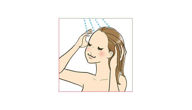 髪と頭皮の洗い方1