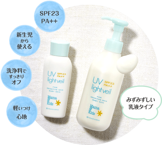 mama&kids●UVライトベールお得用サイズ 200ml