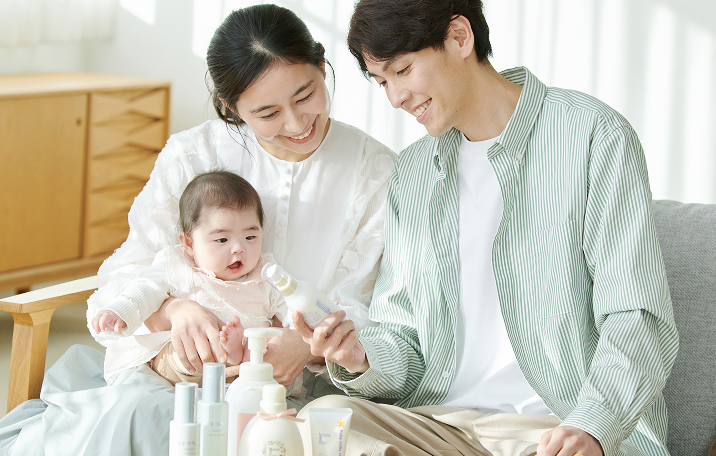 家族みんなで使える<br>安心のスキンケア