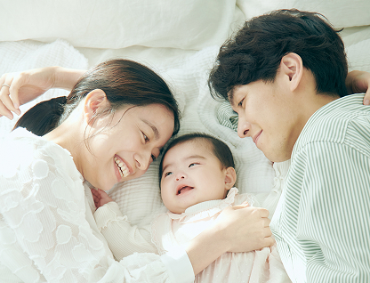 Juan さん 大見謝 葉月さん 柚羽（ゆずは）ちゃん