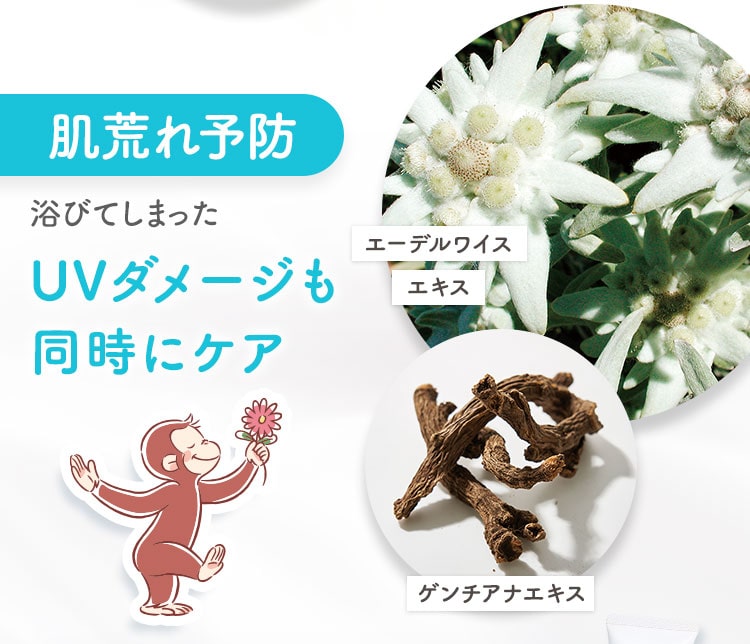 肌荒れ予防 浴びてしまったUVダメージも同時にケア