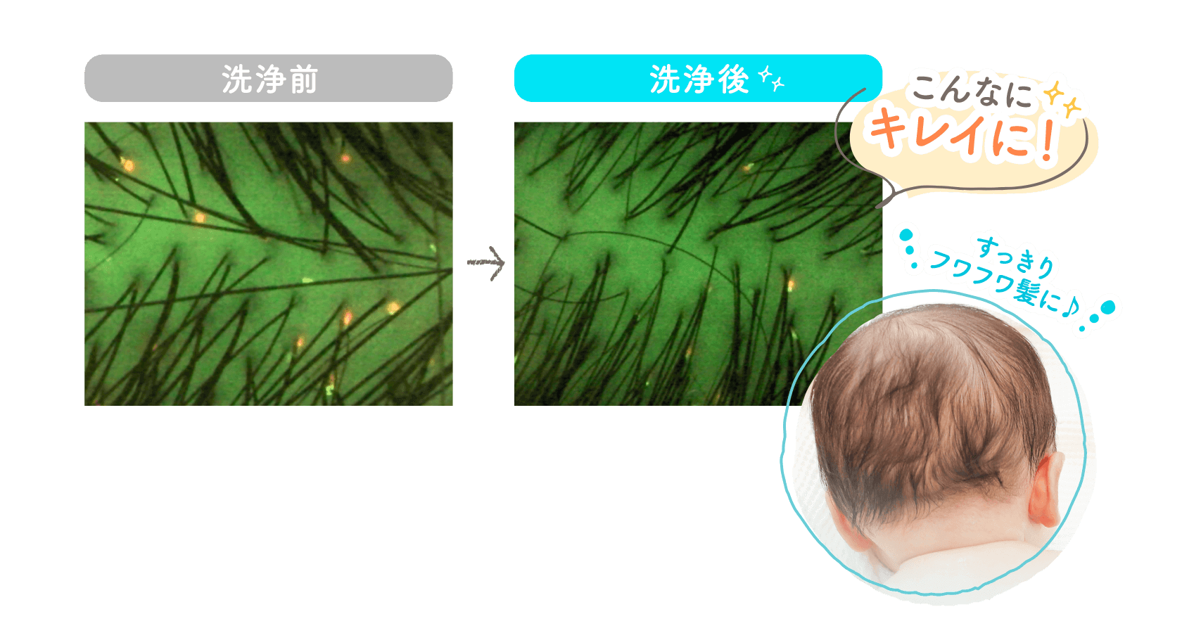 こんなにキレイに！ すっきりフワフワ髪に♪