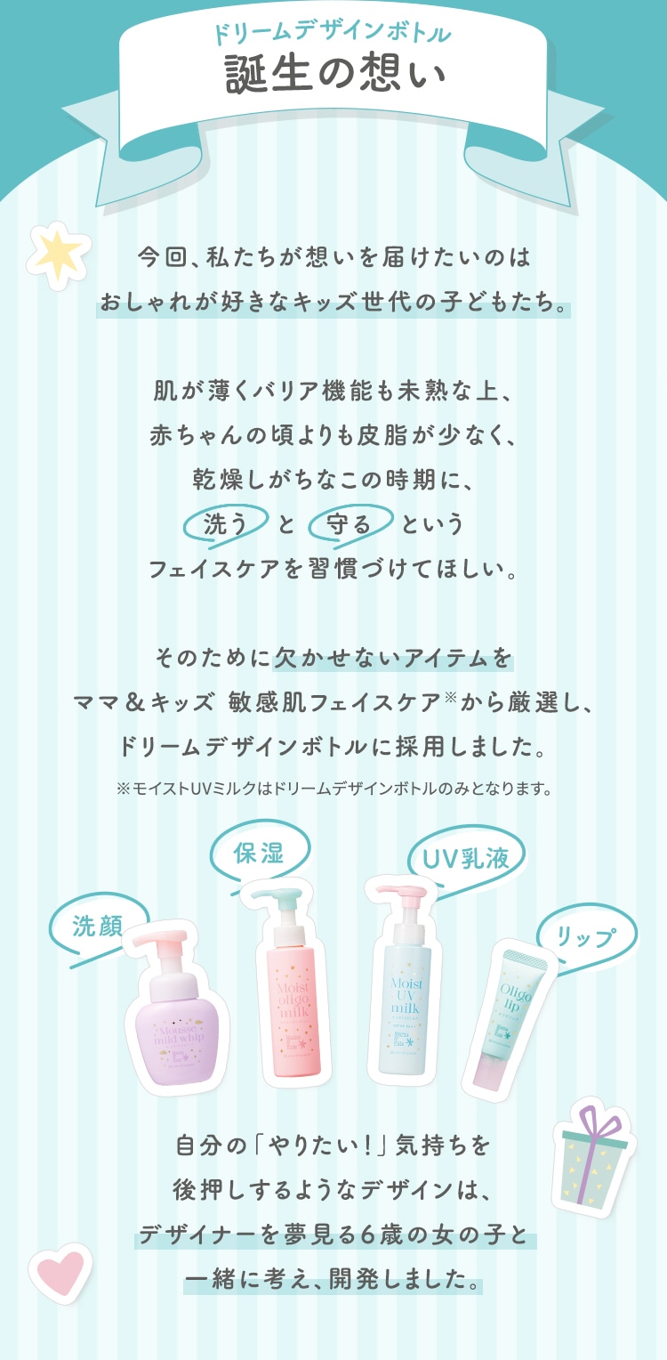 ドリームデザインボトル 誕生の想い