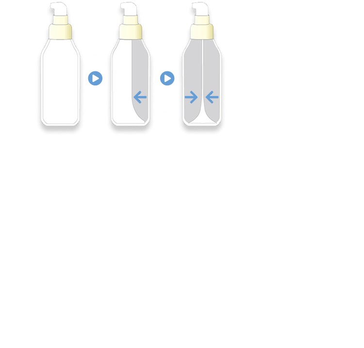 フレッシュポンプボトルのイメージ図