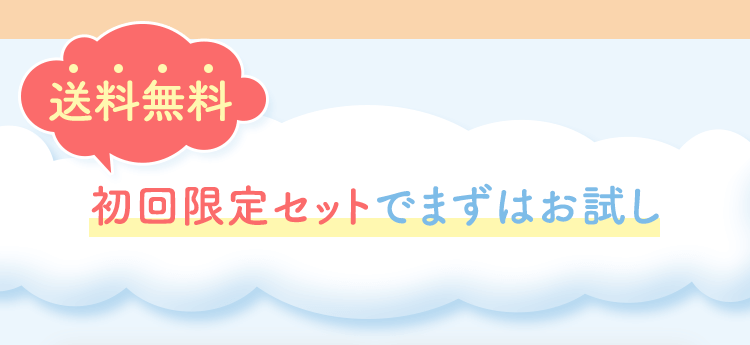 送料無料 初回限定セットでまずはお試し