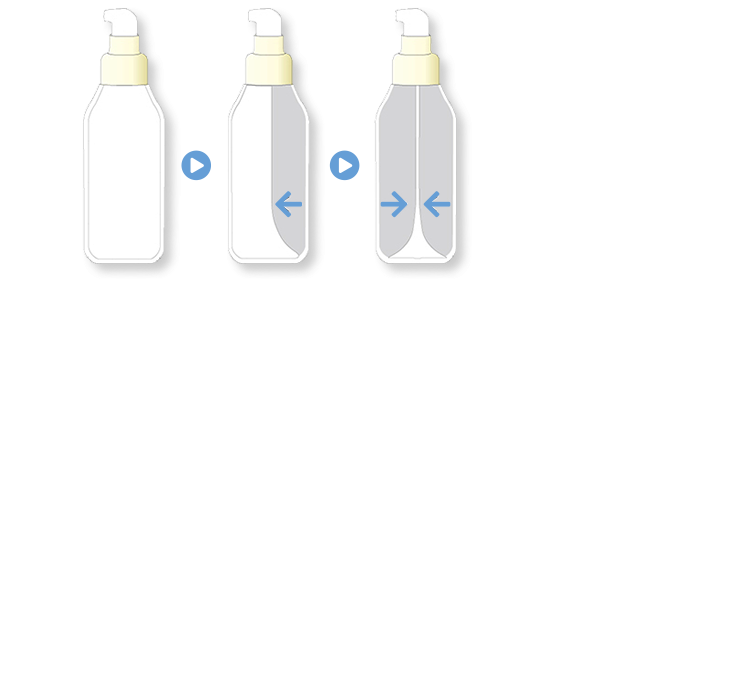 フレッシュポンプボトルのイメージ図