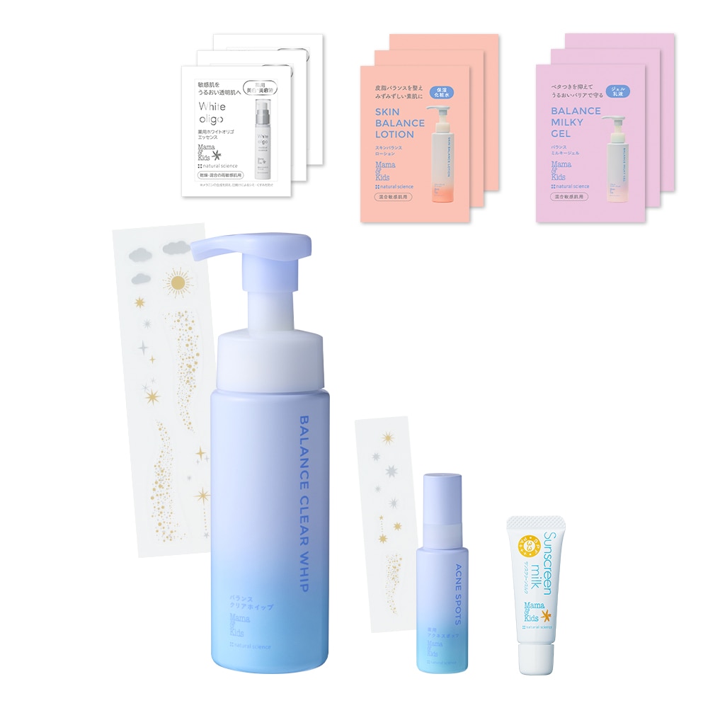 バランスクリアホイップ＆薬用アクネスポッツセット（シャイニーデザイン）（ライブ限定）