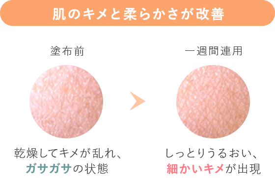 オイルよりうるおいを高めて保つ 角層水分量の変化