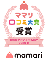 ママリ口コミ大賞2019 春 妊娠線ケアアイテム部門1位ロゴ