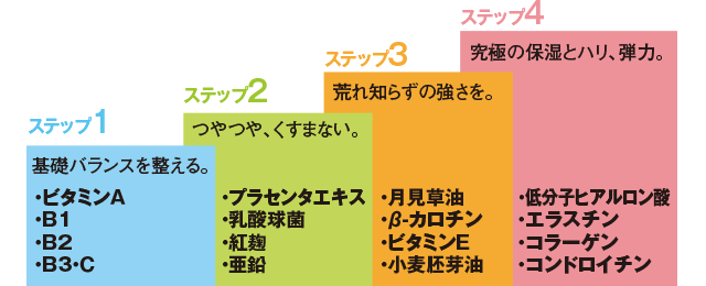 成分4ステップ