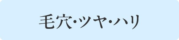 毛穴・ツヤ・ハリ