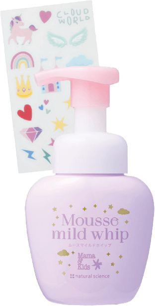 ムースマイルドホイップ(ドリームデザイン)シール付き 155ml