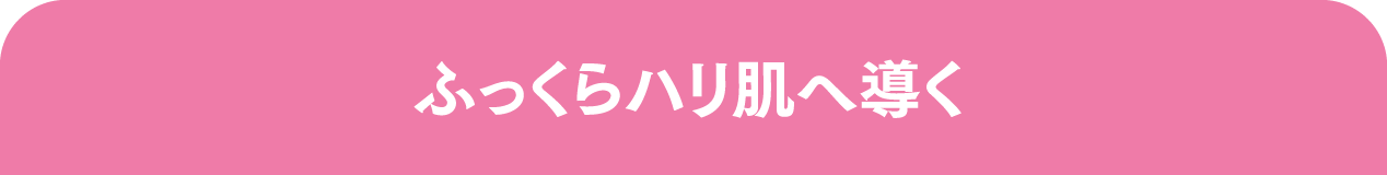 ふっくらハリ肌へ導く