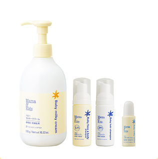 ママ＆キッズ ベビーミルキークリーム お得用&ミニボトルセット