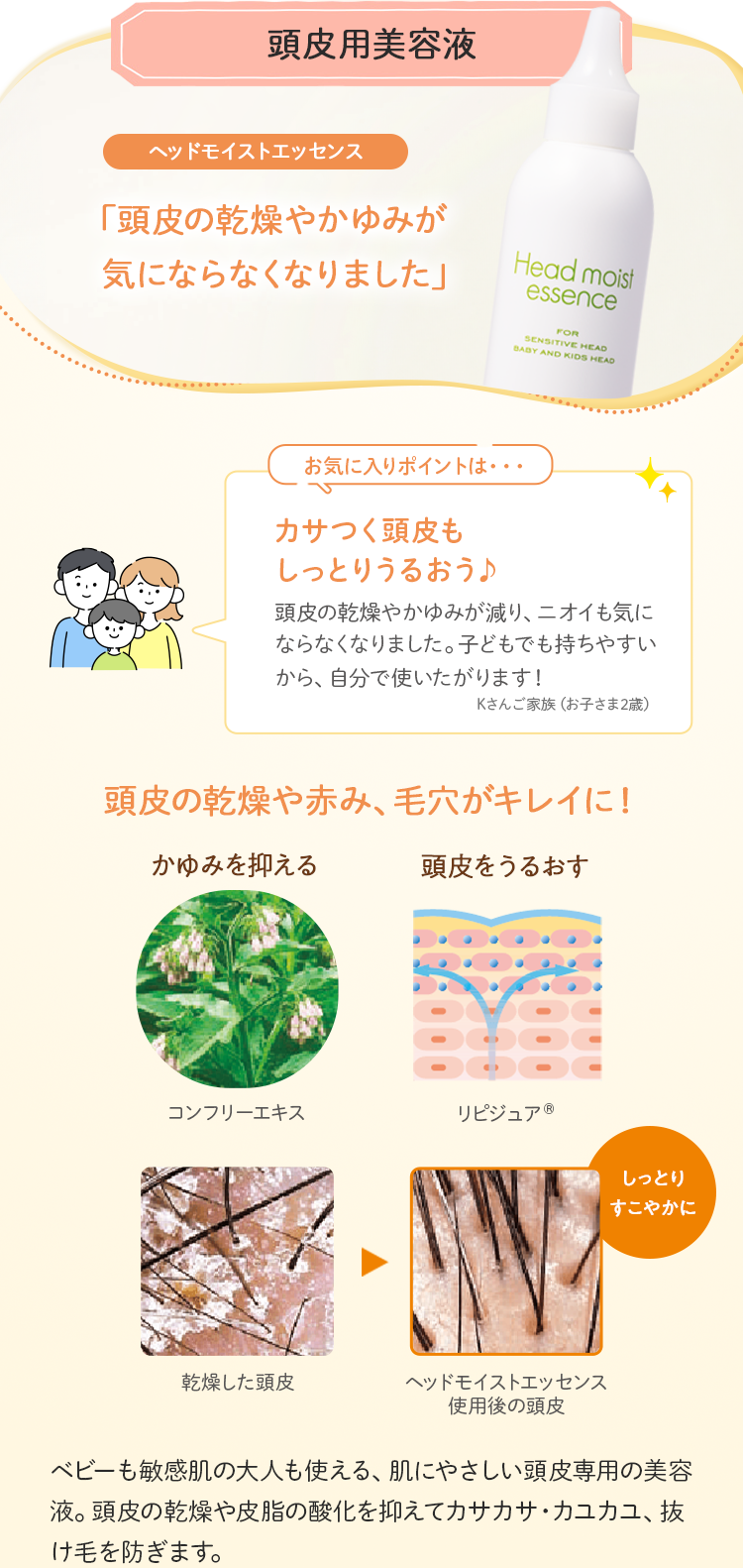 頭皮用美容液
