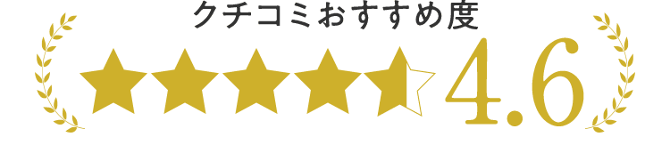 クチコミおすすめ度4.6