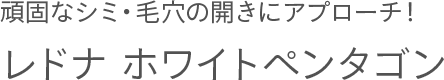 集中還元美白したい人に　レドナ ホワイトペンタゴン